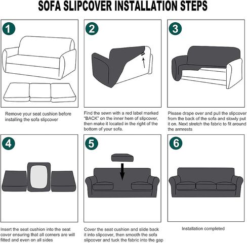 Velvet Couch Covers for 3 Cushion Couch Sofa Slipcover Velvet Plush Stretch Sofa Slipcover 4 Piece Sofa Covers for 3 Cushion Couch Covers Stretch Sofa Covers for Living Room Furniture Covers (Black) in Saudi Arabia