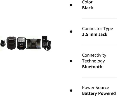Motorola Original OEM RLN6554A RLN6554 Wireless Remote Speaker Microphone Mic for APX 1000 APX 3000 APX 4000 APX 4000 Li APX 6000 APX 6000 Li APX 6000 XE APX 7000 APX 7000 XE in Saudi Arabia