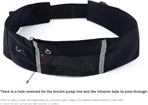 حزام مضخة الإنسولين، حامل مضخة الأنسولين - حزام مضخة لمرضى السكري قابل للتعديل، حقيبة لوازم مرض السكري وإكسسوارات للبالغين والأطفال in Kuwait