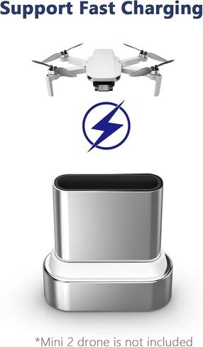 محول شاحن مغناطيسي من النوع C لقاعدة شحن طائرة درون دي جيه اي مافيك ميني 2 ميني اس اي، (عبوتان) موصل شحن سريع من النوع C مطور ميني الى ميني 2 فلاي in Kuwait