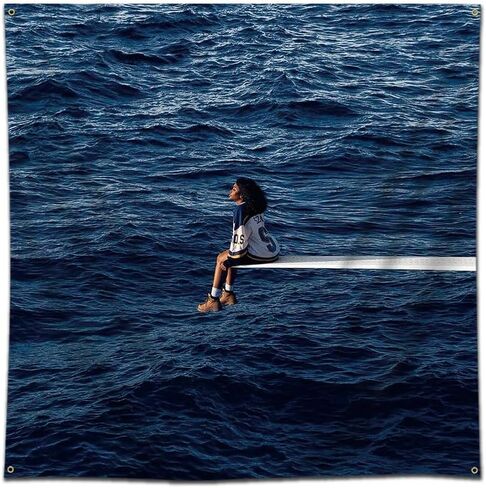 HOKIDO "SOS Art Music Album Tapestry Flag Wall Decor 4X4ft Printed Hanging Tapestry for Bedroom Dorm Decor in Kuwait