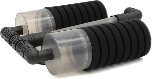 ALEGI Aquarium Double Bio Sponge Filter لخزان الأسماك حتى 55 جالونًا للقلي والبيتا والروبيان والنانو in Kuwait