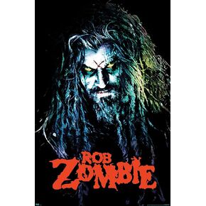 Trends International Rob Zombie - ملصق حائط HellBilly، مقاس 22.37 بوصة × 34.00 بوصة، إصدار غير مؤطر in Kuwait