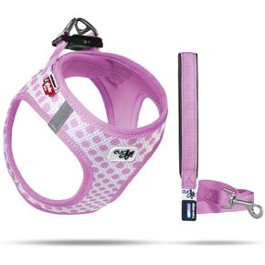 Curli Puppy Harness Vest Air Mesh with Lead in Kuwait