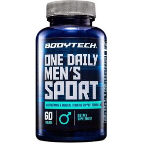 BodyTech Men's Sport One Daily Multivitamin & Mineral - Training Support Formula - 60 Servings (60 Tablets) in Kuwait