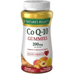 Nature's Bounty CoQ-10 Gummies 200 mg, Peach Mango Flavored 60 ea (Pack of 5) in Saudi Arabia