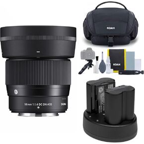 عدسة سيجما 56 ملم F1.4 معاصرة DC DN لحزمة تركيب Fuji X in Kuwait