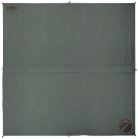 Klymit Roamer خيمة قماش القنب وبطانية التخييم - تستخدم كقماش أرضي أو مأوى - نمط خريطة توبو أخضر كبير in Kuwait