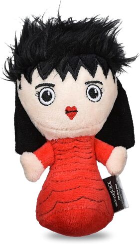 WARNER BROS Horror Movies Beetlejuice and Lydia 2 Pc Plush Figure Dog Toys, 6 Inch | Small Dog Toy Beetlejuice Merchandise | Lydia from Beetlejuice Cartoon Squeaky Dog Toy Dog Chew Toy for Halloween in Saudi Arabia