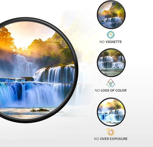 Polaroid Optics 55mm 3-Piece Filter Kit Set [UV,CPL, Neutral Density] includes Nylon Carry Case – Compatible w/ All Popular Camera Lens Models. in Saudi Arabia