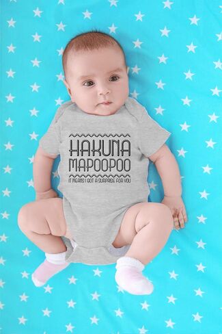 CBTwear Hakuna Mapoopoo لدي مفاجأة لك - هدية فاتنة مضحكة - بدلة أطفال لطيفة من قطعة واحدة in Kuwait