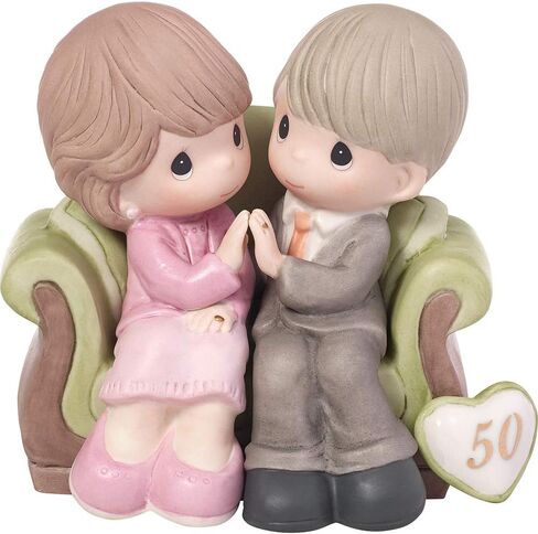 Precious Moments, Through The Years - 50th Anniversary, Bisque Porcelain Figurine, 123021 in Saudi Arabia