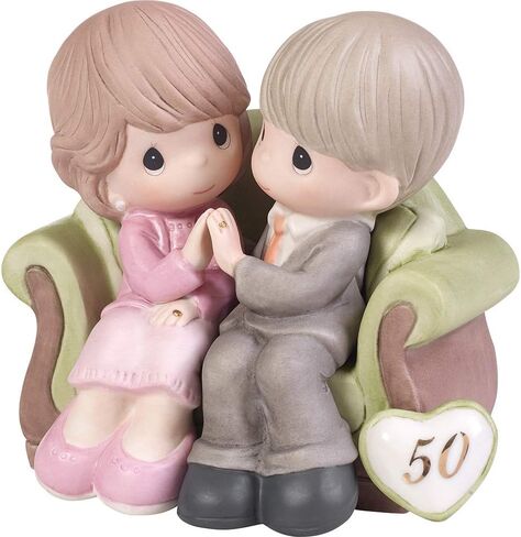 Precious Moments, Through The Years - 50th Anniversary, Bisque Porcelain Figurine, 123021 in Saudi Arabia