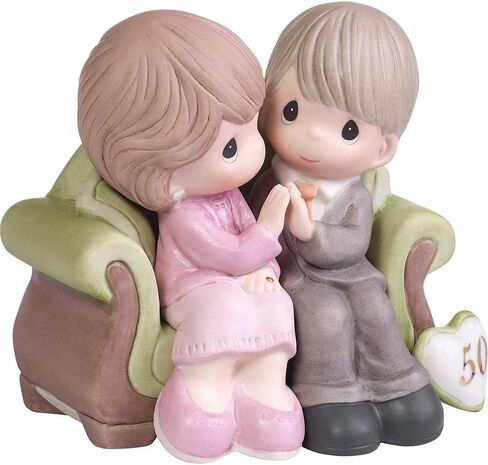Precious Moments, Through The Years - 50th Anniversary, Bisque Porcelain Figurine, 123021 in Saudi Arabia