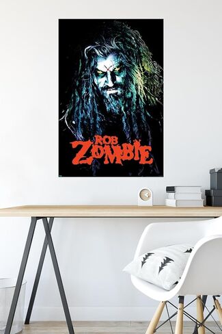 Trends International Rob Zombie - ملصق حائط HellBilly، مقاس 22.37 بوصة × 34.00 بوصة، إصدار غير مؤطر in Kuwait