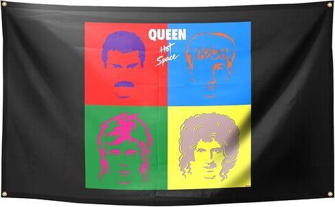 نسيج EXitv Rock Music Queens بخياطة معززة لغرفة النوم أو السكن الجامعي أو غرفة المعيشة in Saudi Arabia