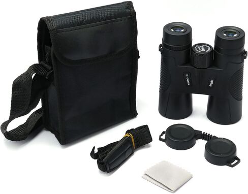 Binoculars,12x42 Binoculars for Adults, Professional Binoculars Durable & Clear BAK4 Prism FMC Lens, Suitable for Concert and Outdoor Sports, Bird Watching in Kuwait