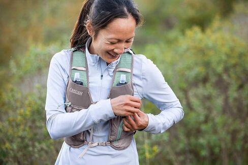 CamelBak Women’s Zephyr Running Hydration Vest 34oz – Body Mapping Technology, Silver/Blue Haze in Saudi Arabia