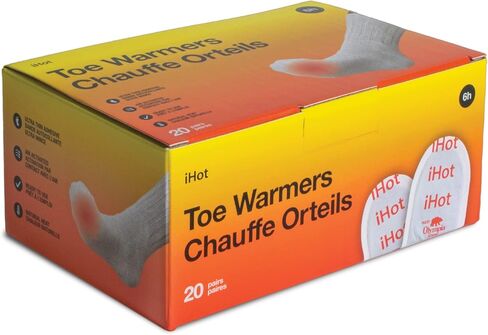 نيت باك اي هوت: مدفئات اصابع القدم: 20 عبوة - تنشط بالهواء، حتى 11 ساعة من الحرارة، للاستعمال مرة واحدة وآمنة (تحتوي كل عبوة على زوج واحد) in Kuwait