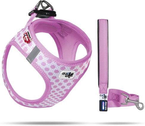 Curli Puppy Harness Vest Air Mesh with Lead in Kuwait