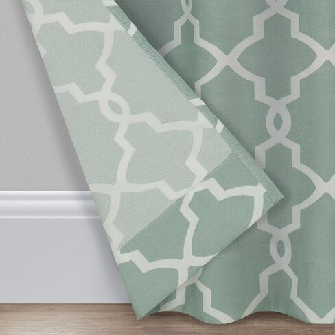 PAIRS TO GO Vickery Modern Decorative Rod Pocket Window Curtains for Bedroom or Living Room (Double Panel), 28" x 84", Gray in Kuwait