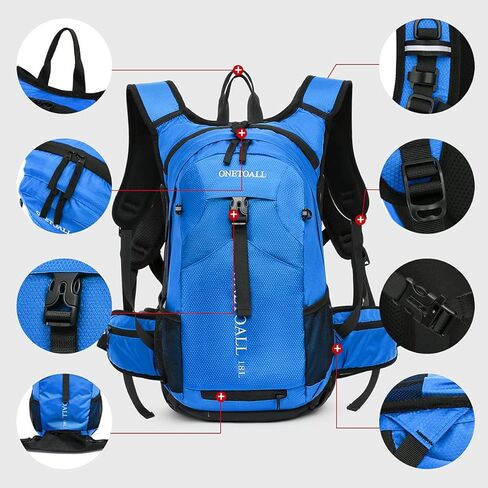 LOCAL LION ركوب الدراجات على ظهره حقيبة ظهر للدراجة مجموعة الترطيب على ظهره 18L خفيفة الوزن حقائب ظهر للمشي لمسافات طويلة للرجال والنساء الرياضة in Kuwait