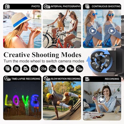 كاميرات رقمية بدقة 4K للتصوير الفوتوغرافي، وكاميرا تسجيل فيديو بدقة 48 ميجابكسل، وكاميرا للطلاب بتكبير/تصغير 16X، وعدسة زاوية واسعة وكاميرا فيديو بعدسة ماكرو، وكاميرا مدمجة بشاشة قابلة للطي بزاوية 180 درجة، وبطاقة سعة 32 جيجابايت وبطاريتين، B in Kuwait