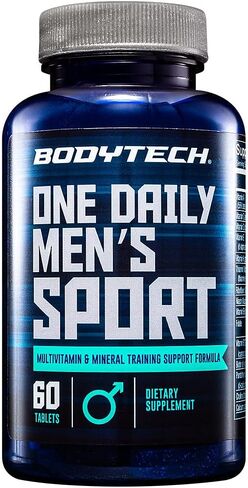 BodyTech Men's Sport One Daily Multivitamin & Mineral - Training Support Formula - 60 Servings (60 Tablets) in Kuwait