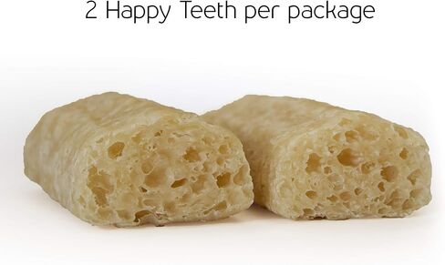 Himalayan Dog Chew Happy Teeth Yak Cheese Spinach Dog Dental Chews, 100% Natural, Long Lasting, Gluten Free, Healthy & Safe Dog Treats, Oral Health, Lactose & Grain Free, Protein Rich, Small, 2 Chews in Kuwait