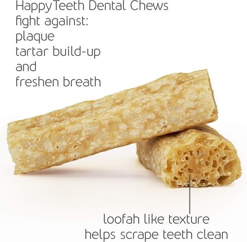 Himalayan Dog Chew Happy Teeth Yak Cheese Spinach Dog Dental Chews, 100% Natural, Long Lasting, Gluten Free, Healthy & Safe Dog Treats, Oral Health, Lactose & Grain Free, Protein Rich, Small, 2 Chews in Kuwait