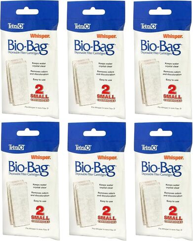 Tetra Whisper Assembled Bio-Bag Filter Cartridges Small - 12 Total Filters (6 Packs with 2 Filters per Pack) in Saudi Arabia