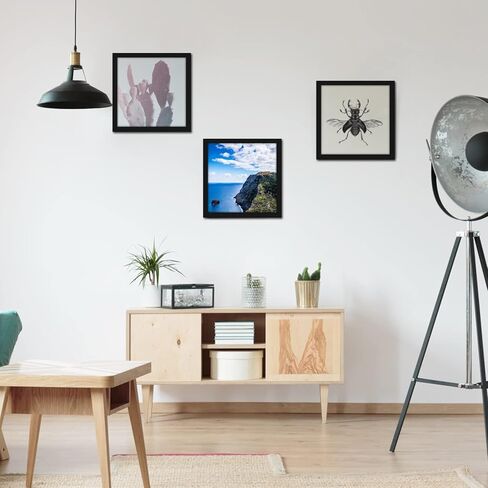 MENNTHUI 12.5x12.5 Black Picture Frame, Wall Mounting, Decoration for Photos, Paintings, Posters, Artwork in Kuwait