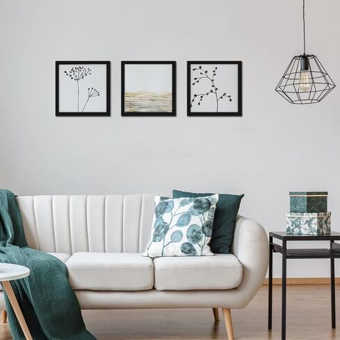 MENNTHUI 12.5x12.5 Black Picture Frame, Wall Mounting, Decoration for Photos, Paintings, Posters, Artwork in Kuwait