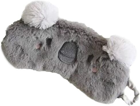 قناع نوم للنساء والرجال، غطاء عين حريري للنوم، نمط كوالا ابداعي للعينين، غطاء عين للنوم للسفر والقيلولة واليوغا ونوبات الليل in Kuwait