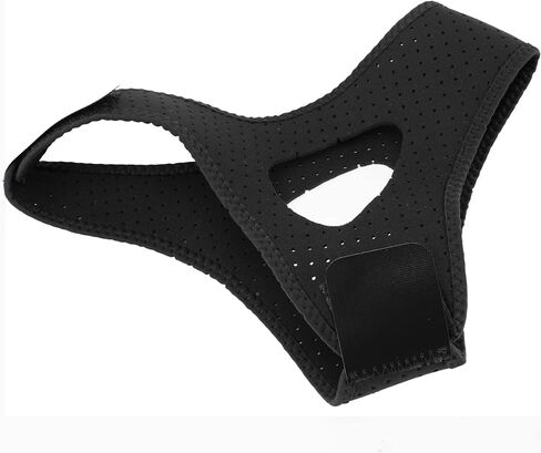 قطعتان من حزام الذقن لمستخدم Cpap، حزام الذقن قابل للتعديل لمكافحة الشخير، حل الشخير بحزام الذقن Cpap المسامي، يمنع الشخير بشكل فعال، ولن يلتصق بشعرك in Kuwait