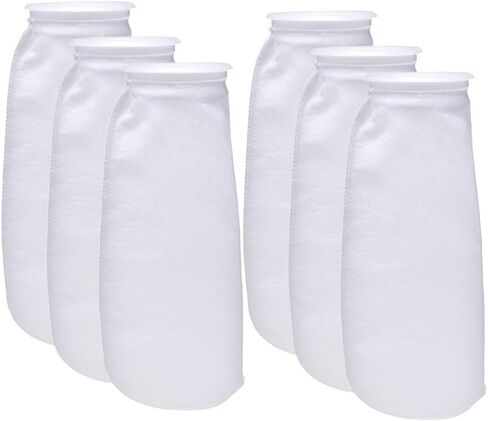 ALEGI Aquarium Filter Socks 4 inch by 14 Inch Long, 200 Micron - 4 Inch Ring Aquarium Felt Filter Bags - 4Pack in Saudi Arabia