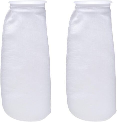 ALEGI Aquarium Filter Socks 4 inch by 14 Inch Long, 200 Micron - 4 Inch Ring Aquarium Felt Filter Bags - 4Pack in Saudi Arabia