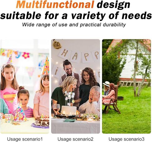 غطاء كرسي عيد ميلاد للاطفال من ريتشي، 3 قطع، غطاء كرسي حفلة عيد ميلاد سعيد، اغطية مقاعد لتزيين الحفلات والكب كيك، اغطية كراسي للمنزل والمدرسة والمكتب وحفلات اعياد الميلاد in Kuwait