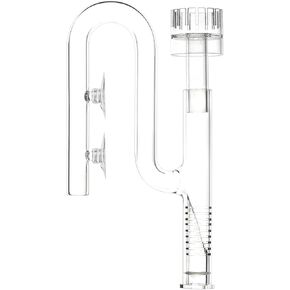 JARDLI Mini Lily Pipe Inflow مع مقشدة سطحية لحوض السمك النانو (17 مم لأنابيب 16/22 مم (5/8 بوصة معرف))