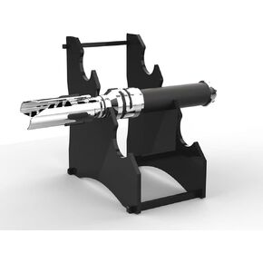 WANLIAN Lightsaber Display Stand Lightsaber Stand Desktop Acrylic Lightsaber Hilt Stand لعرض ضوء السيبر، حامل السيف (أسود)