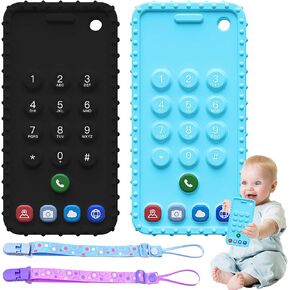 Teething Toys for Babies 0-6 Months 6-12 Months, Baby Toys 6 to 12 Months 0-6 Months, Baby Teething Toys, Baby Teether Toys, Teethers for Babies 0-6 Months 6-12 Months, Phone Baby Teethers 0-6 Months in Saudi Arabia