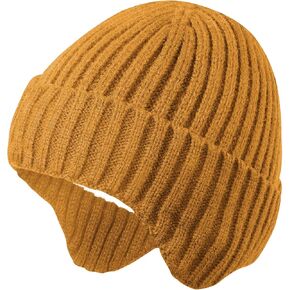 قبعة شتوية للأطفال من ماكس نوفا، قبعة صغيرة، قبعة محبوكة بغطاء للأذن للأولاد والبنات من عمر 0 ​​إلى 8 سنوات in Kuwait