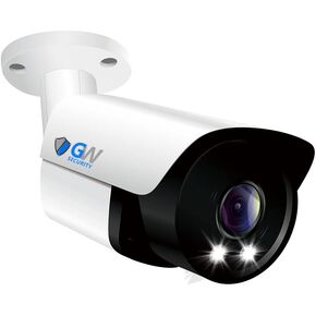 GW Security Full-Time Color Night Vision Two-Way Audio 4K 8MP Outdoor/Indoor Wide Angle PoE IP Bullet Security Camera (GW8028IP) in Kuwait