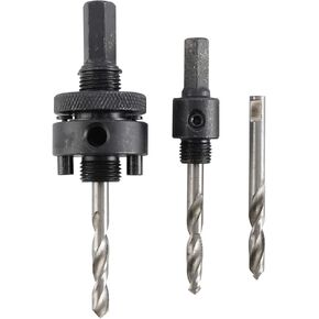 تايصن 3 قطع من مغزل منشار الثقب، 7/16 انش و3/8 انش عرقوب منشار ثقب مع 1 مثقاب مركزي مناسب لقطر 3/4 انش الى 6 انش in Kuwait