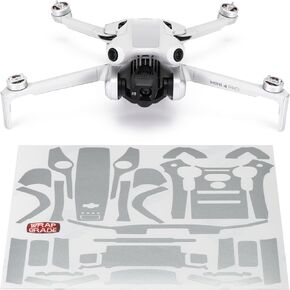 WRAPGRADE Skin Stickers Compatible with DJI Mini 4 Pro | Accent Color (Neon Green) in Kuwait