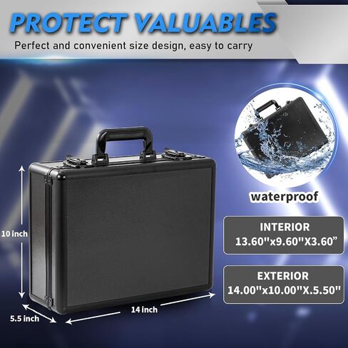 Moubruk Hard Case Hard Case with Foam 14" x10" x 5.5",Camera Case With Customized Fit Foam,Fit Use of Drones,Camera in Saudi Arabia