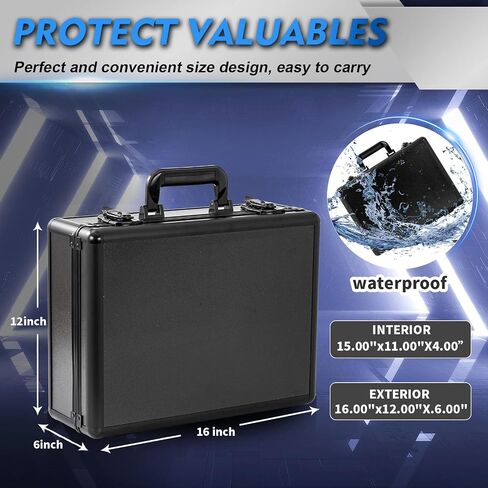 Moubruk Hard Case Hard Case with Foam 14" x10" x 5.5",Camera Case With Customized Fit Foam,Fit Use of Drones,Camera in Saudi Arabia