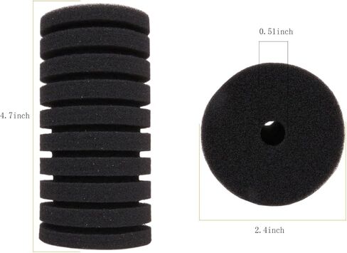 استبدال مرشحات الإسفنج Huijukon، 4 قطع من إسفنجات مرشح استبدال حوض السمك لمرشح الإسفنج in Kuwait