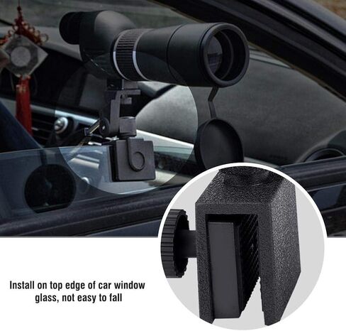 Xinwoer Speedlite Stand Flash Bracket Vehicles Car Window Thread with Handle for Spotting Scopes,Binoculars,Night Vision Devices,Video Cameras in Kuwait