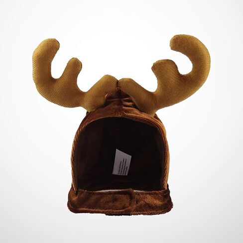 Amosfun Christmas Pet Hat with Antlers Xmas Dog Cat Costume Hat Party Cospaly Headwear for Small Pets in Saudi Arabia